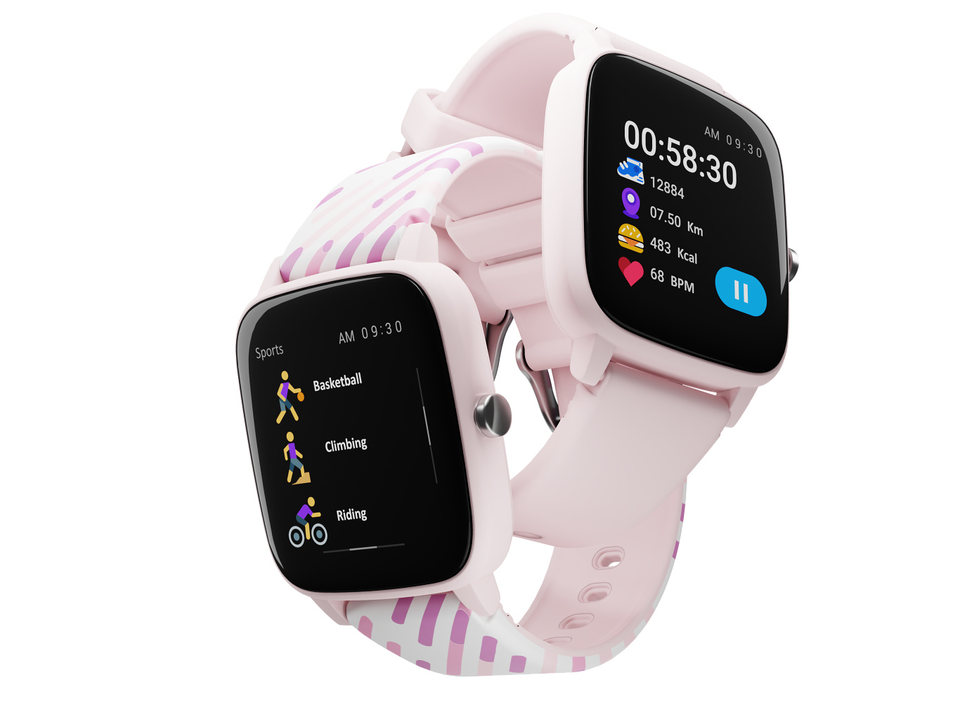 LAMAX BCool Pink - Fitness and fun on your wrist